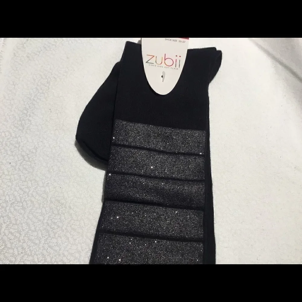 SALE. BUY 5/$10. NWT. Girls Knee Socks Sz 4. Black